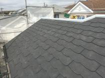 横浜市栄区K様邸サーモアイ4F屋根塗装前