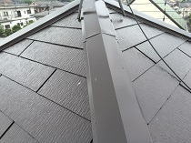 横浜市戸塚区K様邸屋根棟板金塗装サーモアイ4F施工後