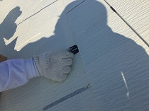 横浜市戸塚区K様邸屋根塗装サーモアイ4F施工中