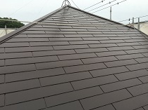 横浜市戸塚区K様邸屋根塗装サーモアイ4F施工後