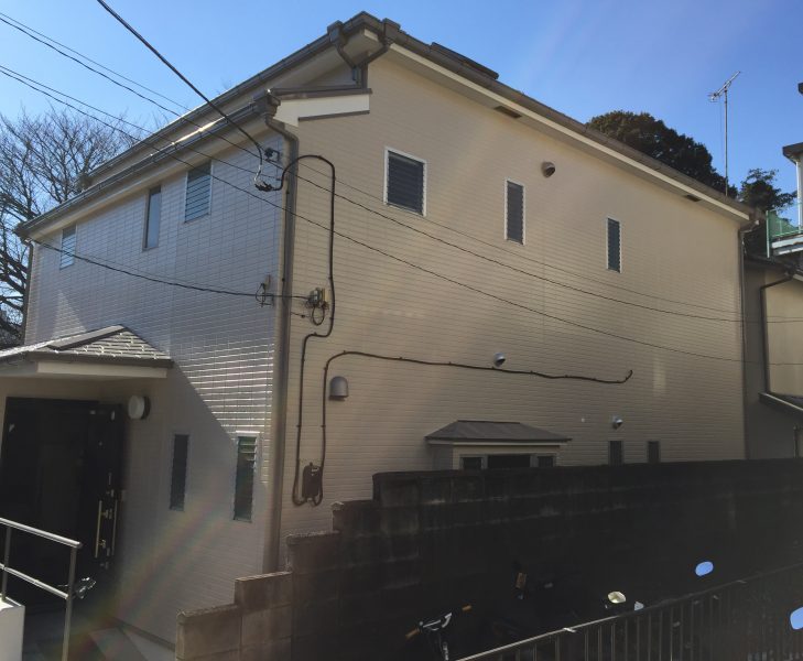 横浜市保土ヶ谷区F様邸ダイヤモンドコート外壁塗装施工後