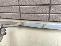 横浜市保土ヶ谷区F様邸水切り上塗り１回目　