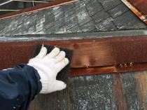 横浜市保土ヶ谷区F様邸棟板金ケレン