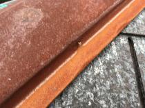 横浜市保土ヶ谷区F様邸棟板金施工前