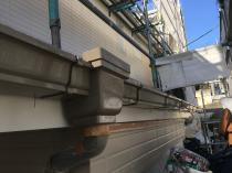 横浜市保土ヶ谷区F様邸軒樋上塗り２回目