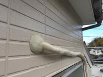 横浜市保土ヶ谷区F様邸エアコンパテ、ホース