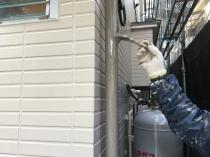 横浜市保土ヶ谷区F様邸竪樋上塗り２回目　
