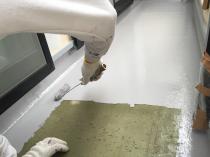 横浜市港南区Y様邸FRP防水トップコート