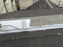 横浜市港南区Y様邸屋根棟板金錆止め塗装