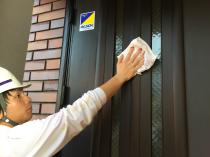 横浜市港南区Y様邸塗替え後清掃作業