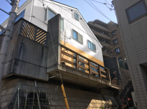 横浜市中区M様邸ダイヤモンドコート外壁塗装前カラーシミュレーション画像