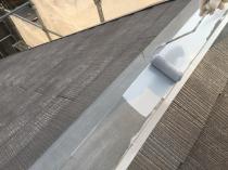 横浜市中区M様邸サーモアイ4F屋根棟板金塗装施工事例画像