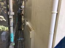 神奈川県三浦郡葉山町W様邸住宅塗り替え前高圧洗浄作業