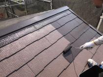 神奈川県三浦郡葉山町W様邸屋根塗装中