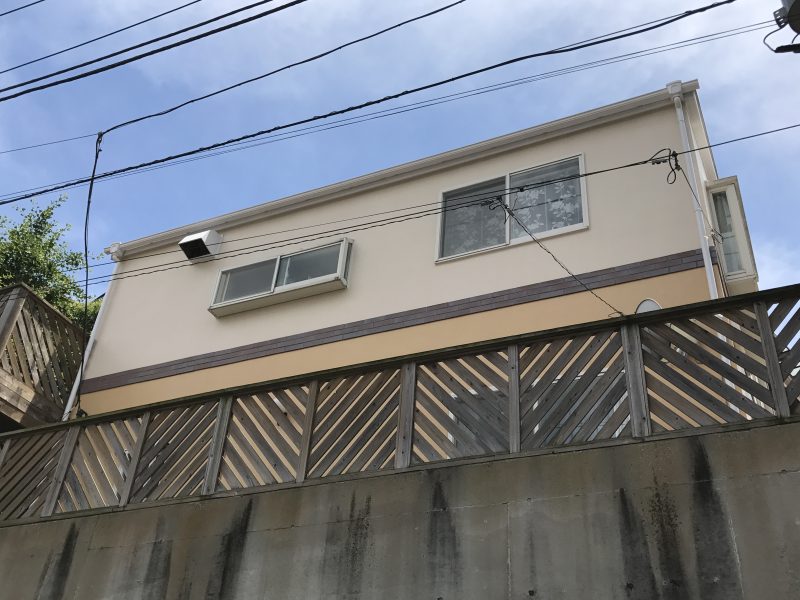 横浜市中区M様邸ダイヤモンドコート外壁塗装後画像