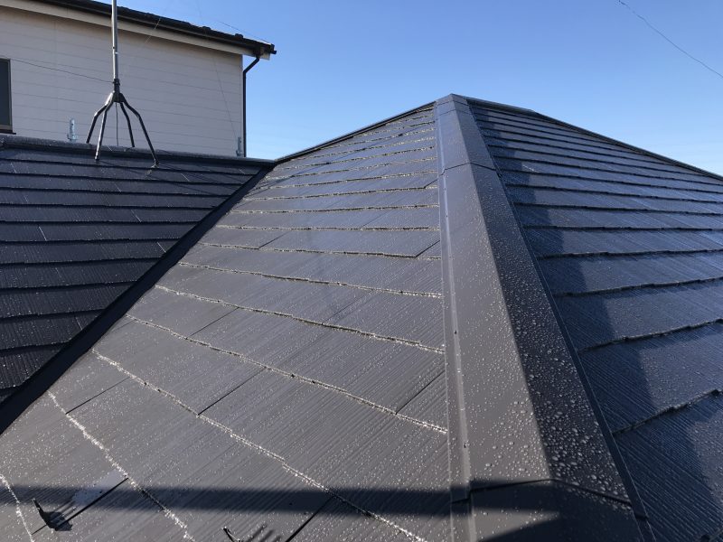 横浜市戸塚区A様邸屋根塗り替え完了