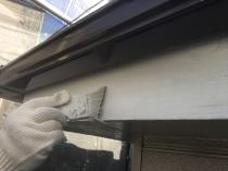 横浜市戸塚区A様邸破風上塗り2回目