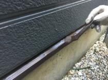 横浜市戸塚区A様邸水切り上塗り2回目