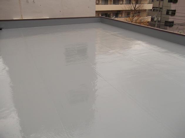 横浜市中区Fビル屋上防水塗装工事施工後画像