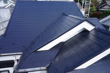 遮熱塗料塗り替え後の屋根