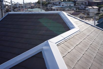 屋根錆止め施工後