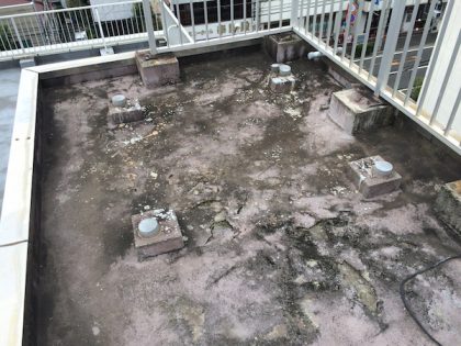 防水補修施工前