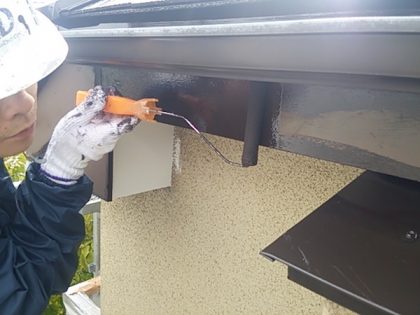 横浜市　鶴見区　塗り替え　戸建　リフォーム　破風塗装　シリコン　人気　長持ち