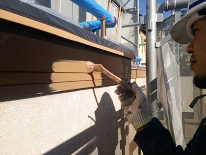 外壁塗装付帯部下地処理