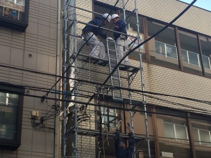 横浜市中区屋上防水保護塗装工事