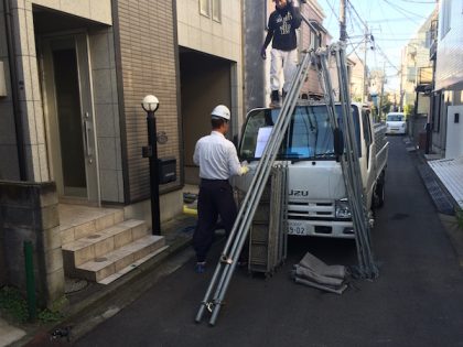 横浜市　塗替え　外壁　屋根　足場　シーリング