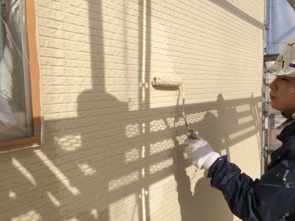 横浜西区ダイヤモンドコート外壁塗装工事