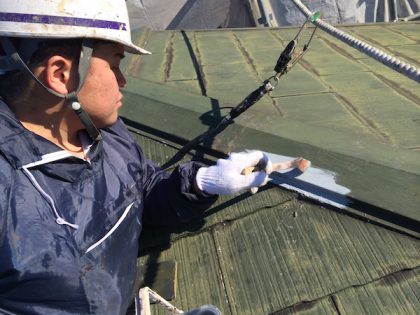 屋根塗装　高圧洗浄　横浜市　保土ヶ谷区　戸建　リフォーム　塗り替え　遮熱　長持ち　人気　錆止め