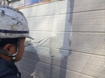 保土ヶ谷区ダイヤモンドコート外壁塗装