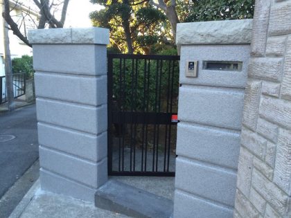 門扉塗装工事完了後