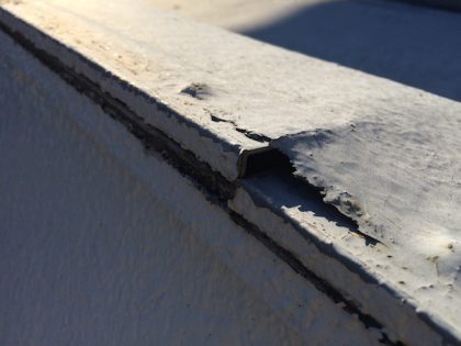 防水層劣化現象