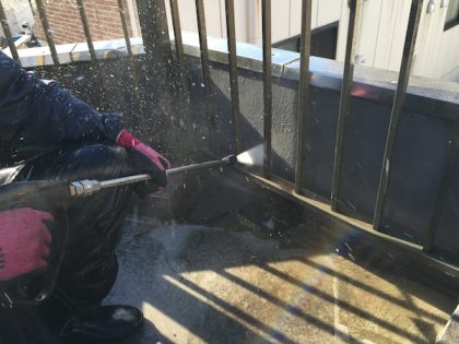 雨漏り点検作業