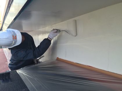 外壁塗装下塗り