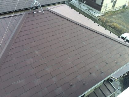 鎌倉市屋根塗装施工前