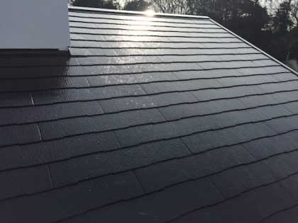 屋根塗装施工後