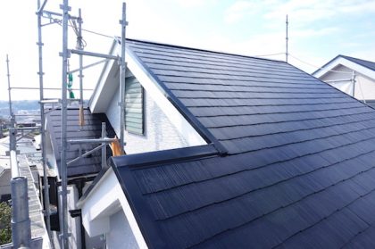 遮熱塗料サーモアイを塗装後の屋根