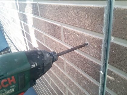 シーリング修復作業