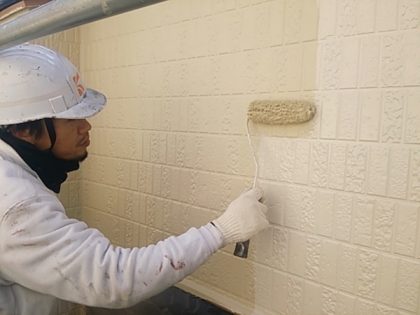 外壁艶消し塗装