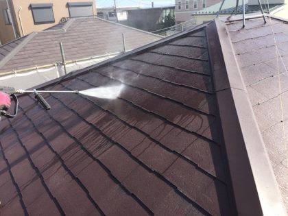 屋根高圧洗浄