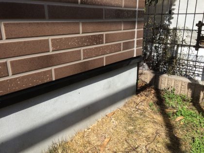 水切り塗装工事完了