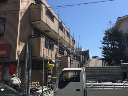 アパート外壁塗替えリフォーム