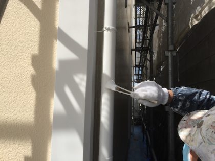 功栄付帯部雨樋塗装工事