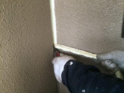 シーリング張り替え作業