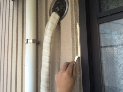 シーリング張り替え作業