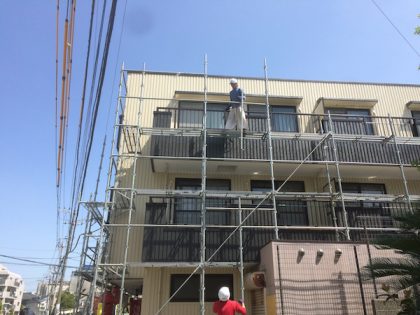 横浜市戸塚区アパート外壁塗装工事