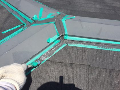 棟板金シーリング